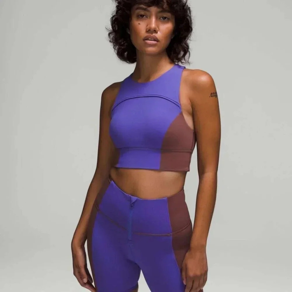 Lululemon Hike to Swim Bra Charged Indigo / Dark Oxide / Charged Indigo | 4  NWT